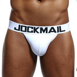 Brand Sexy Mens Underwear Jockstraps Cotton Sexy Jocks Bikini G-strings Men thong cuecas Male panties Briefs Gay underwear Penis
