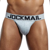 Brand Sexy Mens Underwear Jockstraps Cotton Sexy Jocks Bikini G-strings Men thong cuecas Male panties Briefs Gay underwear Penis