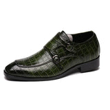 Men Dress Shoes Handmade Personality trend Paty Leather Wedding Shoes Men Flats Leather Oxfords Formal Shoes - ENSEIGNE DENIS