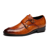 Men Dress Shoes Handmade Personality trend Paty Leather Wedding Shoes Men Flats Leather Oxfords Formal Shoes - ENSEIGNE DENIS