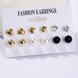 Exknl Women Earrings Set Acrylic Pearl Earrings For Women Bohemian Leopard Tassel Stud Earrings 2020 New Brincos Fashion Jewelry - ENSEIGNE DENIS