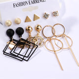 Exknl Women Earrings Set Acrylic Pearl Earrings For Women Bohemian Leopard Tassel Stud Earrings 2020 New Brincos Fashion Jewelry - ENSEIGNE DENIS