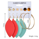 Exknl Women Earrings Set Acrylic Pearl Earrings For Women Bohemian Leopard Tassel Stud Earrings 2020 New Brincos Fashion Jewelry - ENSEIGNE DENIS