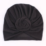 New Mommy And Me Cotton Blend Handmade Hat Women Caps Baby Girls Turban Hats Twist Knot Headwear Hair Accessories