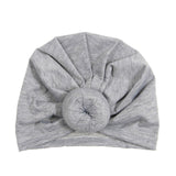 New Mommy And Me Cotton Blend Handmade Hat Women Caps Baby Girls Turban Hats Twist Knot Headwear Hair Accessories