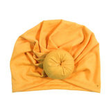 New Mommy And Me Cotton Blend Handmade Hat Women Caps Baby Girls Turban Hats Twist Knot Headwear Hair Accessories