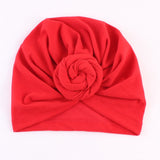 New Mommy And Me Cotton Blend Handmade Hat Women Caps Baby Girls Turban Hats Twist Knot Headwear Hair Accessories