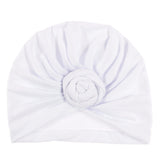 New Mommy And Me Cotton Blend Handmade Hat Women Caps Baby Girls Turban Hats Twist Knot Headwear Hair Accessories