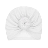 New Mommy And Me Cotton Blend Handmade Hat Women Caps Baby Girls Turban Hats Twist Knot Headwear Hair Accessories