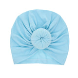 New Mommy And Me Cotton Blend Handmade Hat Women Caps Baby Girls Turban Hats Twist Knot Headwear Hair Accessories