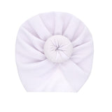 New Mommy And Me Cotton Blend Handmade Hat Women Caps Baby Girls Turban Hats Twist Knot Headwear Hair Accessories
