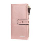 2020 Name Engrave Women Wallets Fashion Long Leather Top Quality Card Holder Classic Female Purse  Zipper Brand Wallet For Women - ENSEIGNE DENIS