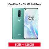 Global Rom OnePlus 8 5G Smartphone 8GB 128GB Snapdragon 865 Octa Core 6.55'' 90Hz Fluid Display UFS 3.0 48MP Triple Cams WiFi 6 - ENSEIGNE DENIS