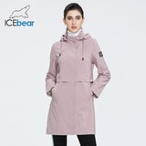 ICEbear 2020 Fashionable women's windbreaker high-quality women's trench coat with a hood women's spring clothing GWF20017i - ENSEIGNE DENIS
