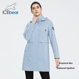 ICEbear 2020 Fashionable women's windbreaker high-quality women's trench coat with a hood women's spring clothing GWF20017i - ENSEIGNE DENIS