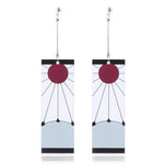 Anime Acrylic Drop Earrings Demon Slayer Kimetsu no Yaiba Blade of Ghost Earings For Women Men Cosplay Jewelry Accessories Gift - ENSEIGNE DENIS