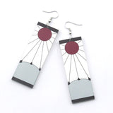 Anime Acrylic Drop Earrings Demon Slayer Kimetsu no Yaiba Blade of Ghost Earings For Women Men Cosplay Jewelry Accessories Gift - ENSEIGNE DENIS