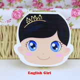 English/Spanish Wooden Baby Tooth Box Organizer Milk Teeth Storage Umbilical Lanugo Save Collect Baby Souvenirs Gifts