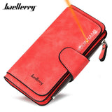 2020 Women Wallets Name Engrave Fashion Long Leather Top Quality Card Holder Classic Female Purse  Zipper  Wallet For Women - ENSEIGNE DENIS