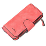 2020 Women Wallets Name Engrave Fashion Long Leather Top Quality Card Holder Classic Female Purse  Zipper  Wallet For Women - ENSEIGNE DENIS