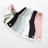 Spring Autumn Cotton Baby Pantyhose  Lace Bow Children Pants Girls Ankle-length Flexible Warmer Leggings Baby Girl Leggings - ENSEIGNE DENIS