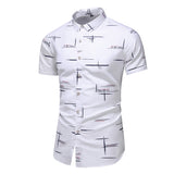 Fashion 9 Style Design Short Sleeve Casual Shirt Men's Print Beach Blouse 2020 Summer Clothing Plus Asian Size M-XXXL 4XL 5XL - ENSEIGNE DENIS
