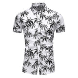 Fashion 9 Style Design Short Sleeve Casual Shirt Men's Print Beach Blouse 2020 Summer Clothing Plus Asian Size M-XXXL 4XL 5XL - ENSEIGNE DENIS