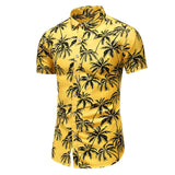 Fashion 9 Style Design Short Sleeve Casual Shirt Men's Print Beach Blouse 2020 Summer Clothing Plus Asian Size M-XXXL 4XL 5XL - ENSEIGNE DENIS