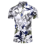 Fashion 9 Style Design Short Sleeve Casual Shirt Men's Print Beach Blouse 2020 Summer Clothing Plus Asian Size M-XXXL 4XL 5XL - ENSEIGNE DENIS