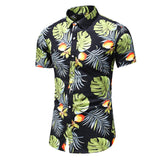 Fashion 9 Style Design Short Sleeve Casual Shirt Men's Print Beach Blouse 2020 Summer Clothing Plus Asian Size M-XXXL 4XL 5XL - ENSEIGNE DENIS