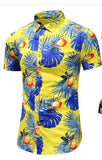 Fashion 9 Style Design Short Sleeve Casual Shirt Men's Print Beach Blouse 2020 Summer Clothing Plus Asian Size M-XXXL 4XL 5XL - ENSEIGNE DENIS
