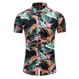 Fashion 9 Style Design Short Sleeve Casual Shirt Men's Print Beach Blouse 2020 Summer Clothing Plus Asian Size M-XXXL 4XL 5XL - ENSEIGNE DENIS