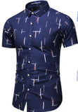 Fashion 9 Style Design Short Sleeve Casual Shirt Men's Print Beach Blouse 2020 Summer Clothing Plus Asian Size M-XXXL 4XL 5XL - ENSEIGNE DENIS