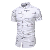 Fashion 9 Style Design Short Sleeve Casual Shirt Men's Print Beach Blouse 2020 Summer Clothing Plus Asian Size M-XXXL 4XL 5XL - ENSEIGNE DENIS