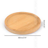 Flower Pots Nursery Planter Bamboo Tray Anti-Fade 14 Style Round Square Minimalism Gardening Supply Simple Rural Style Holder
