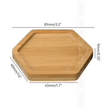 Flower Pots Nursery Planter Bamboo Tray Anti-Fade 14 Style Round Square Minimalism Gardening Supply Simple Rural Style Holder