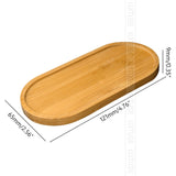 Flower Pots Nursery Planter Bamboo Tray Anti-Fade 14 Style Round Square Minimalism Gardening Supply Simple Rural Style Holder