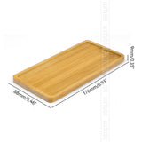 Flower Pots Nursery Planter Bamboo Tray Anti-Fade 14 Style Round Square Minimalism Gardening Supply Simple Rural Style Holder