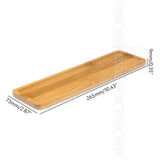 Flower Pots Nursery Planter Bamboo Tray Anti-Fade 14 Style Round Square Minimalism Gardening Supply Simple Rural Style Holder