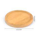 Flower Pots Nursery Planter Bamboo Tray Anti-Fade 14 Style Round Square Minimalism Gardening Supply Simple Rural Style Holder