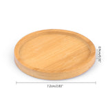 Flower Pots Nursery Planter Bamboo Tray Anti-Fade 14 Style Round Square Minimalism Gardening Supply Simple Rural Style Holder