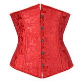 SEXY Gothic Underbust Corset and Waist cincher Bustiers Top Workout Shape Body Belt Plus size Lingerie S-6XL