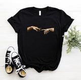 2020 Tees Women T Shirt Print Letter T-shirt Casual White Black Pink Short Sleeve Cotton Tops Summer Brand clothing - ENSEIGNE DENIS