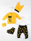 Girls Baby Boy Newborn Clothing 5-Piece set Cotton Fabric Baby Summer Clothes Gift Daily Casual Stylish Outfit Models - ENSEIGNE DENIS