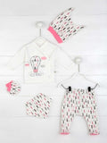 Girls Baby Boy Newborn Clothing 5-Piece set Cotton Fabric Baby Summer Clothes Gift Daily Casual Stylish Outfit Models - ENSEIGNE DENIS