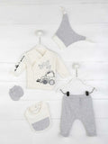 Girls Baby Boy Newborn Clothing 5-Piece set Cotton Fabric Baby Summer Clothes Gift Daily Casual Stylish Outfit Models - ENSEIGNE DENIS