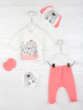 Girls Baby Boy Newborn Clothing 5-Piece set Cotton Fabric Baby Summer Clothes Gift Daily Casual Stylish Outfit Models - ENSEIGNE DENIS
