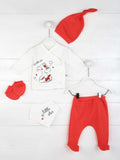 Girls Baby Boy Newborn Clothing 5-Piece set Cotton Fabric Baby Summer Clothes Gift Daily Casual Stylish Outfit Models - ENSEIGNE DENIS