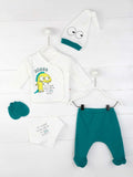 Girls Baby Boy Newborn Clothing 5-Piece set Cotton Fabric Baby Summer Clothes Gift Daily Casual Stylish Outfit Models - ENSEIGNE DENIS