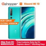 Global Version Xiaomi Mi 10 8GB  Ram 128GB Rom Mobile Phone 5G Smartphone 108MP Snapdragon 865 Octa Core 6.67" AMOLED Display - ENSEIGNE DENIS